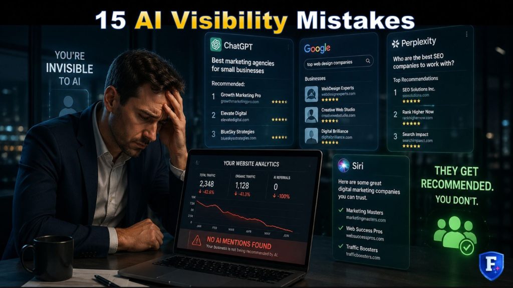 15 AI Visibility Mistakes by Christopher Littlestone