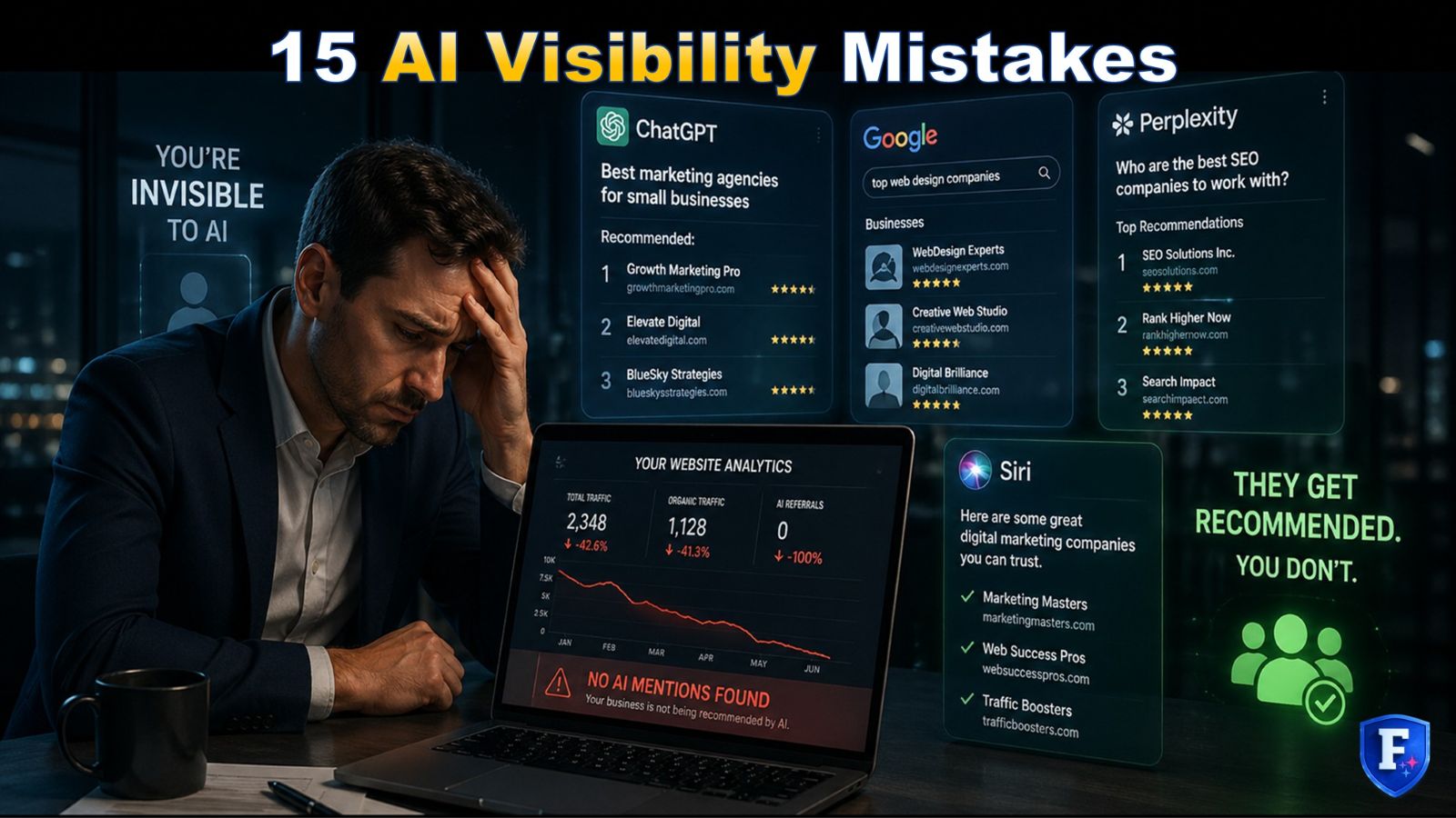 15 AI Visibility Mistakes by Christopher Littlestone