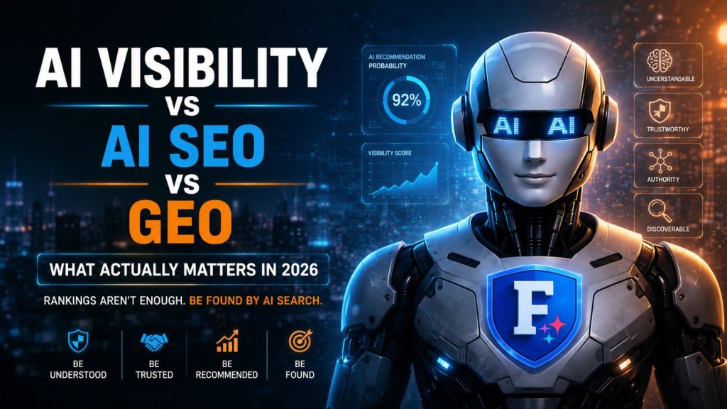 AI Visibility vs SEO vs GEO